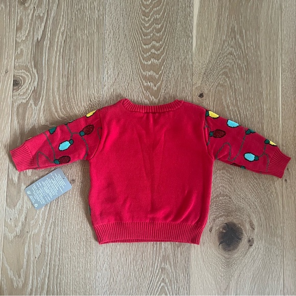 Disney Baby Holiday Lights Mickey Mouse Sweater - Picture 2 of 4